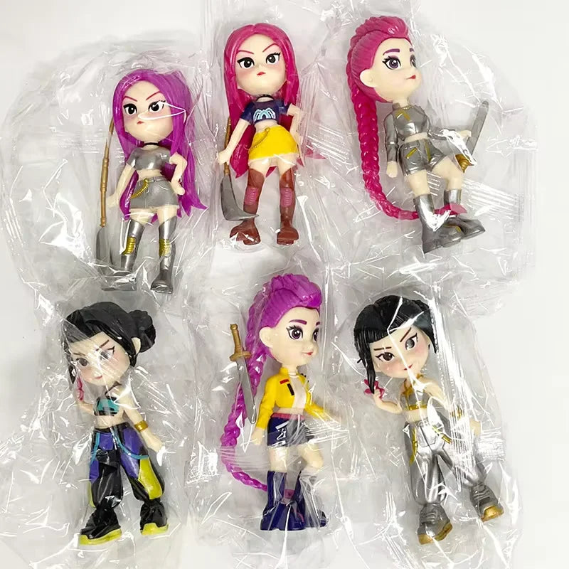 Set de Figuras K-Pop Demon Hunters – Las Guerreras K-Pop (6 unidades)