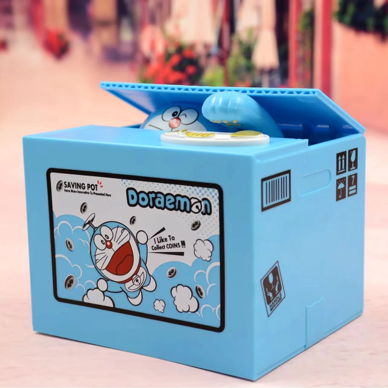 Alcancía Electrónica de Pikachu, Doraemon y Hello Kitty