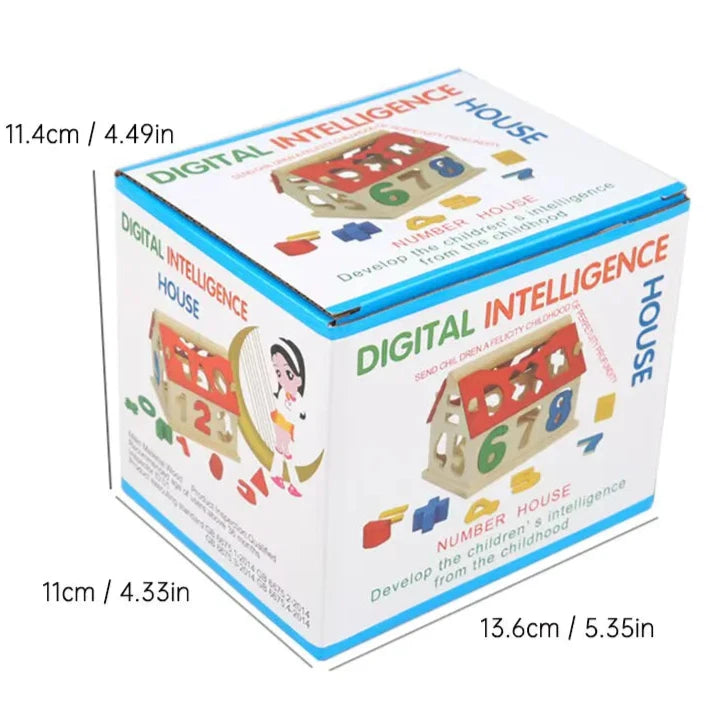 Casa Montessori de Madera - Juguete Educativo para Niños Pequeños