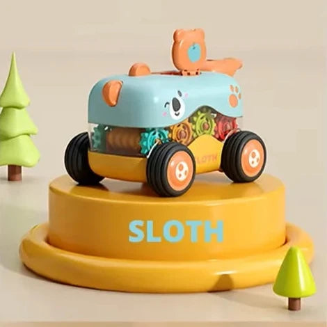 Coche de Juguete Didáctico con Engranajes