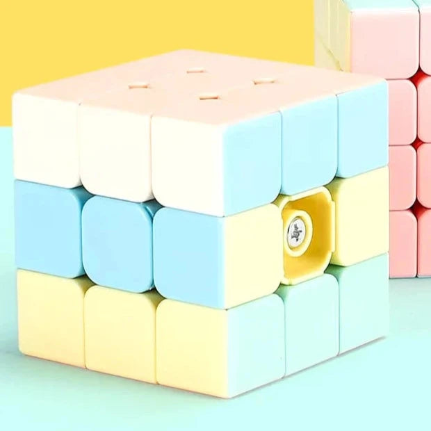 Cubo Rubik 3x3 SENGSO - Series Macaron y Fibra de Carbono