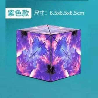 Cubo Mágico Infinito Cósmico - Cubo Magnético Cambiable y Antiestrés 3D