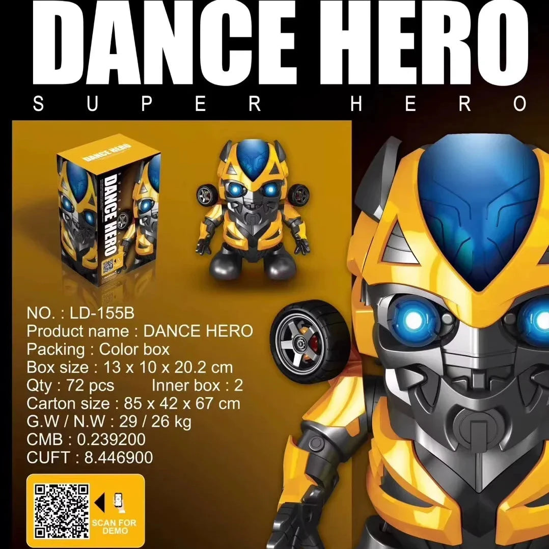 Dance Hero - Superhéroes Bailarines con Luces y Sonidos