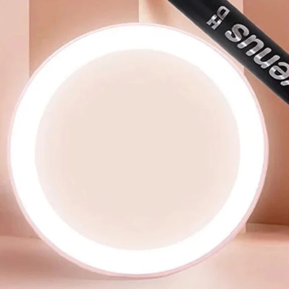 Espejo de Maquillaje Portátil con Luz LED