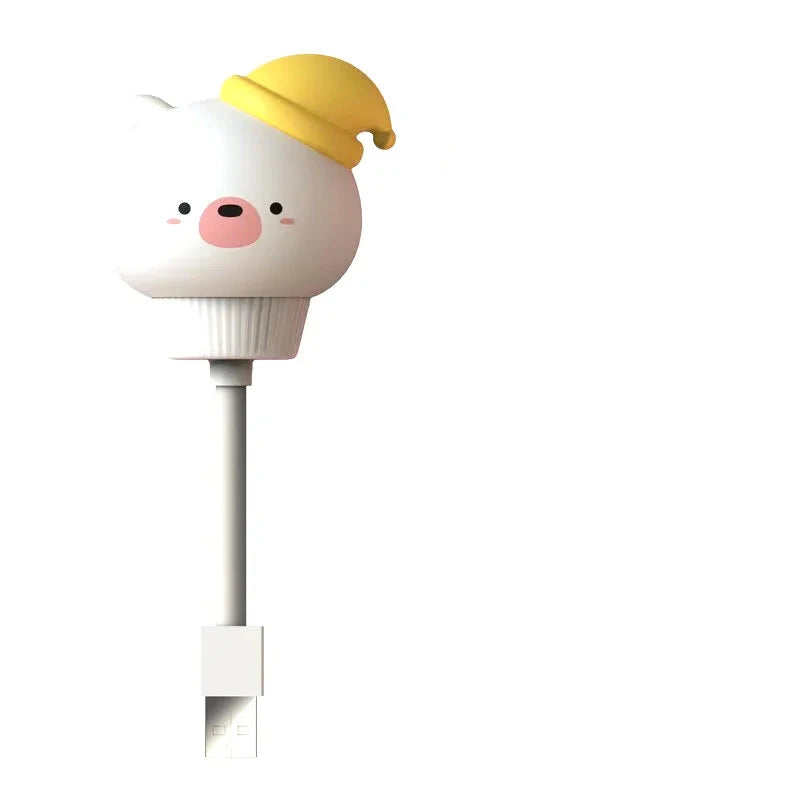 Lámparas Nocturnas Infantiles USB – Conejo, Pollito y Oso Polar