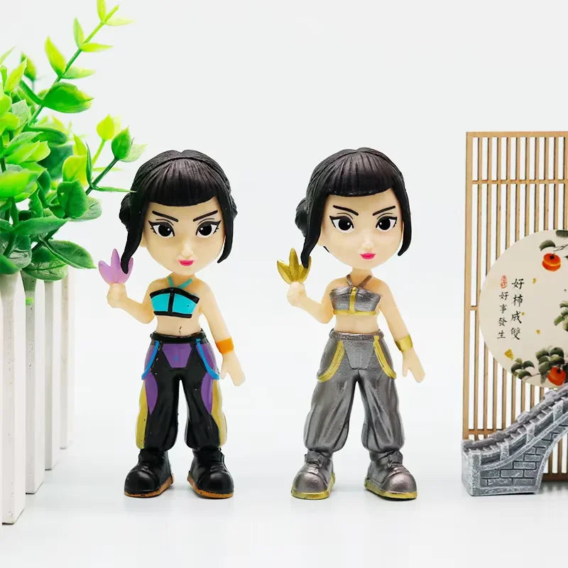 Set de Figuras K-Pop Demon Hunters – Huntr/x (6 unidades)