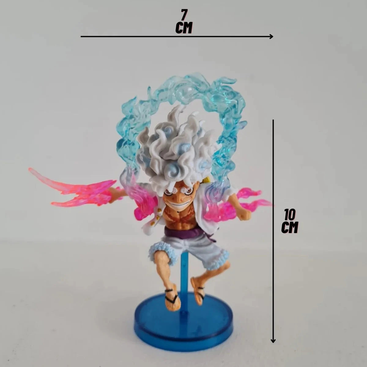 Figura de Acción Luffy Gear 5 "Dios del Sol Nika" - Tomando un Rayo