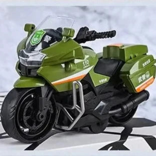 Motocicleta de Juguete Inercial SWAT & Fire