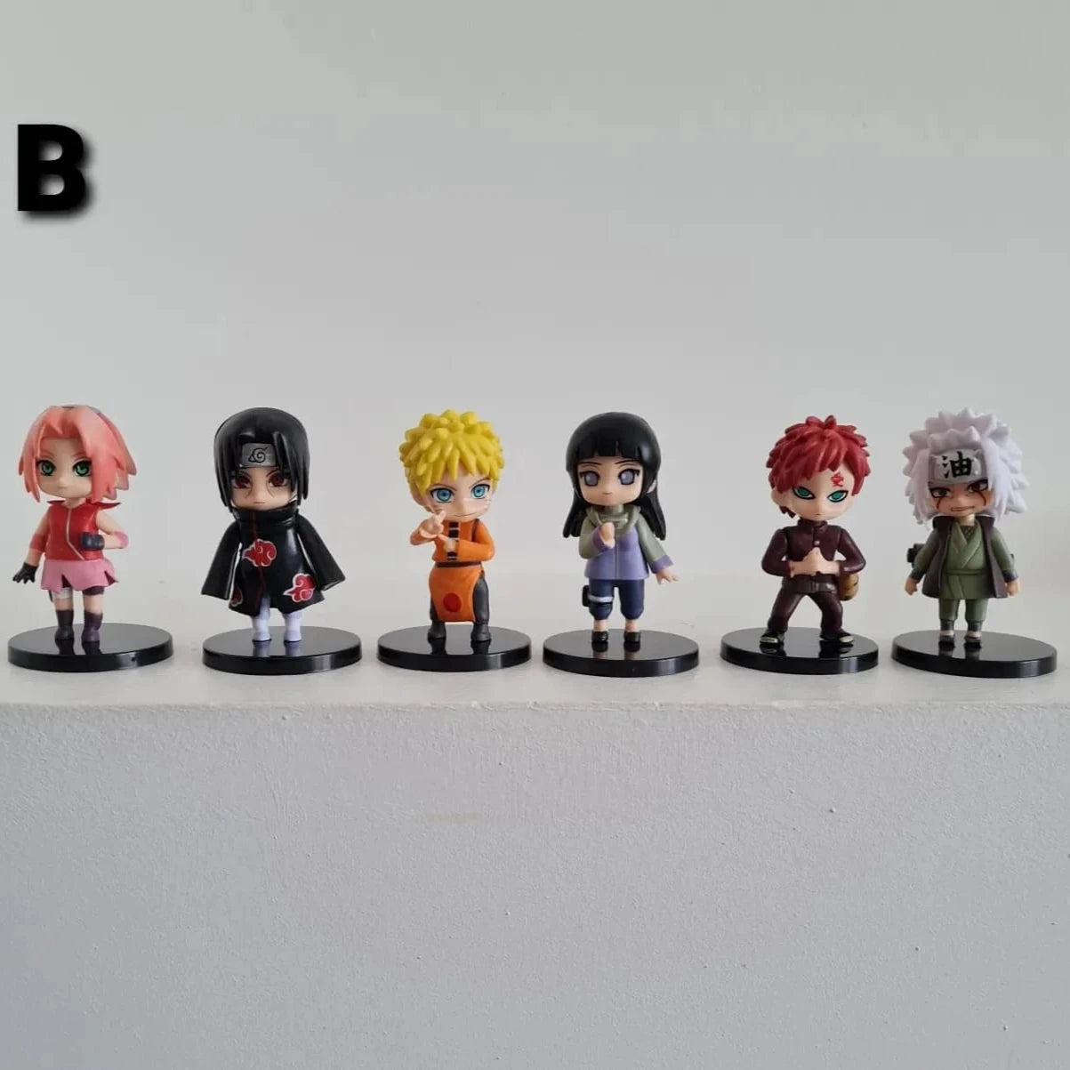 Sets de 6 figuras coleccionables: Naruto Shippuden – ¡Elige tu equipo ninja!