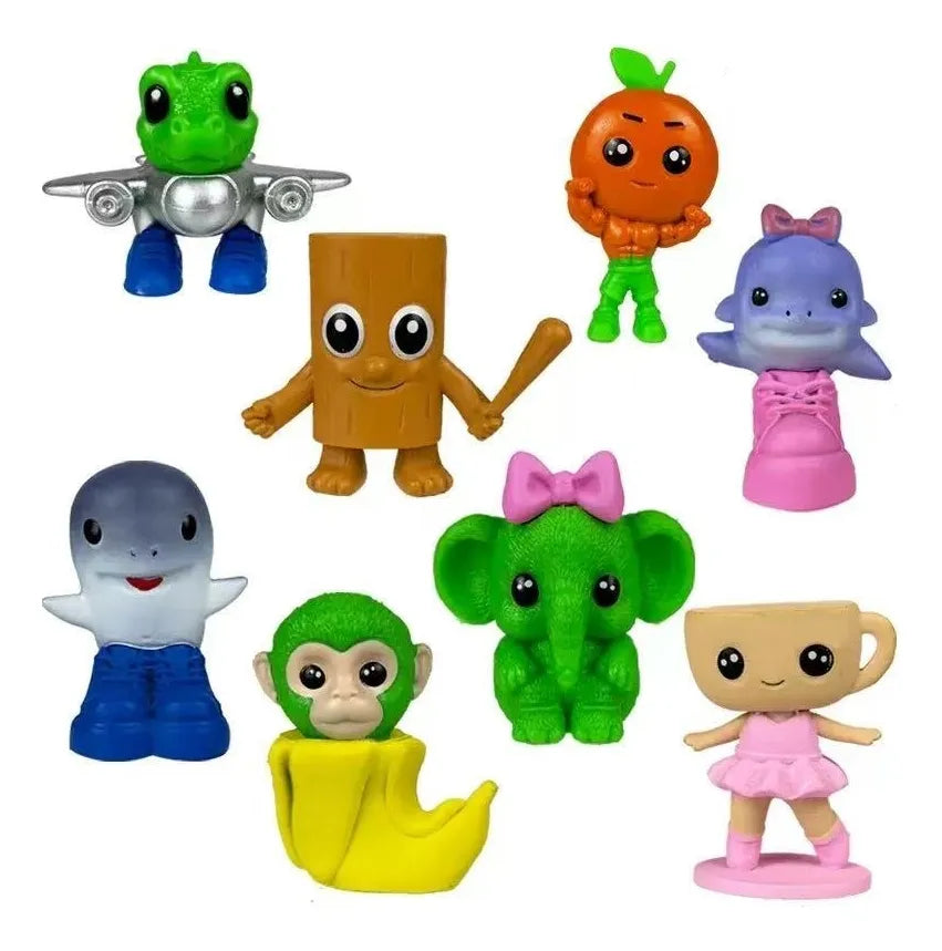 Set de 8 Mini Figuras Brainrot Bebé – Versión Kawaii
