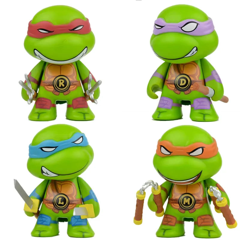 Set de 4 Figuras de las Tortugas Ninja