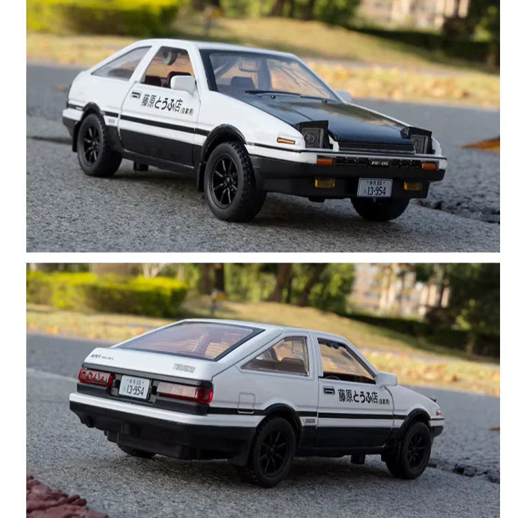 Toyota AE86 Trueno Sprinter – Modelo 1:30 con Sonido, Luces y Detalles Realistas