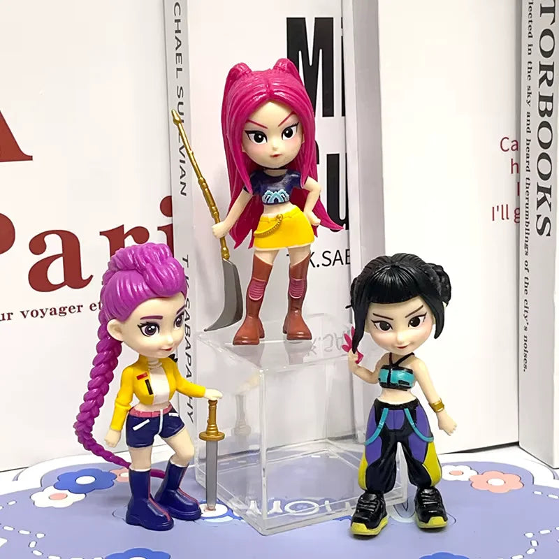 Set de Figuras K-Pop Demon Hunters – Las Guerreras K-Pop (6 unidades)