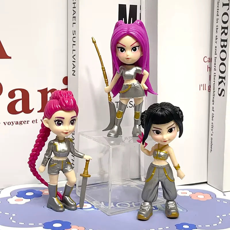 Set de Figuras K-Pop Demon Hunters – Las Guerreras K-Pop (6 unidades)