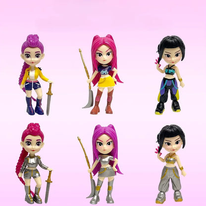 Set de Figuras K-Pop Demon Hunters – Las Guerreras K-Pop (6 unidades)