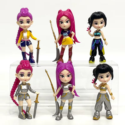 Set de Figuras K-Pop Demon Hunters – Las Guerreras K-Pop (6 unidades)