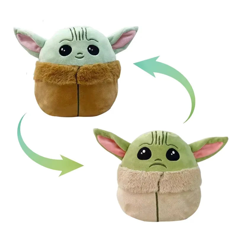 Peluche Grogu (Baby Yoda) reversible