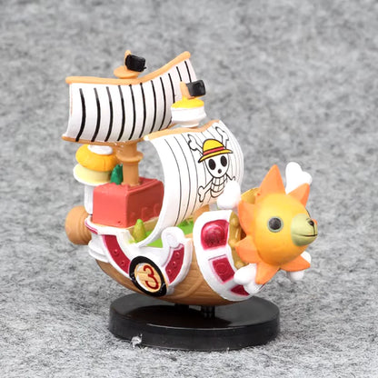 Barcos de One Piece - Going Merry y Thousand Sunny (Modelos Coleccionables)