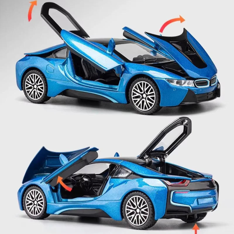 BMW i8 – Modelo de Alta Simulación a Escala 1:32