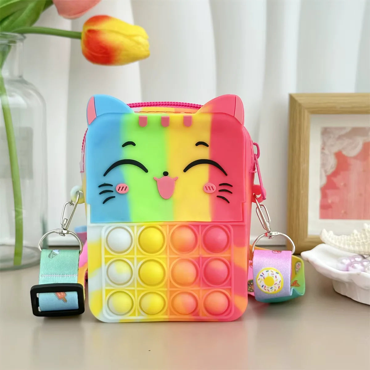 Bolso Monedero Infantil Gato