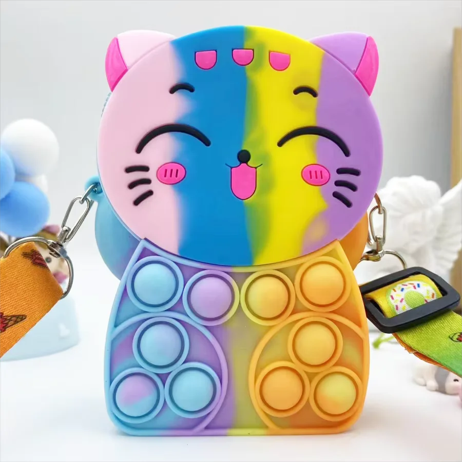 Bolso Monedero Infantil Gato