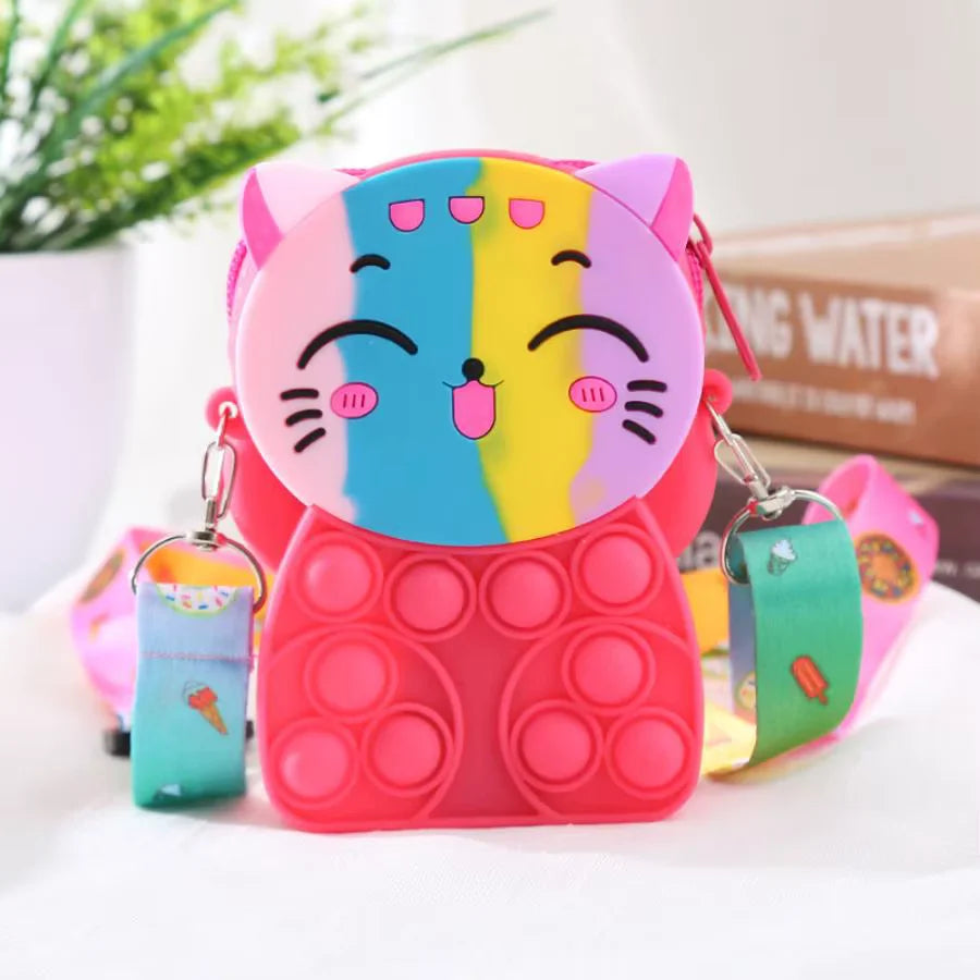 Bolso Monedero Infantil Gato