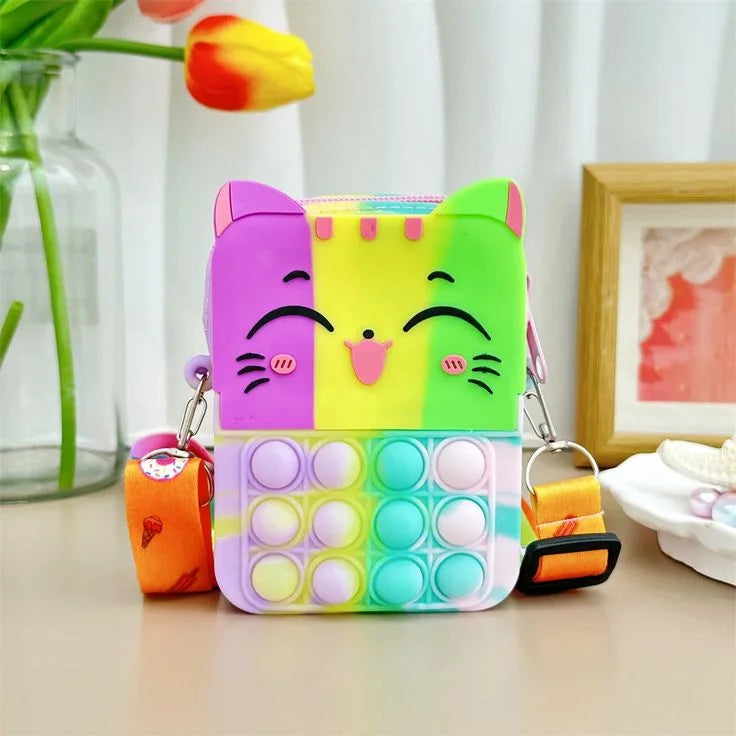 Bolso Monedero Infantil Gato