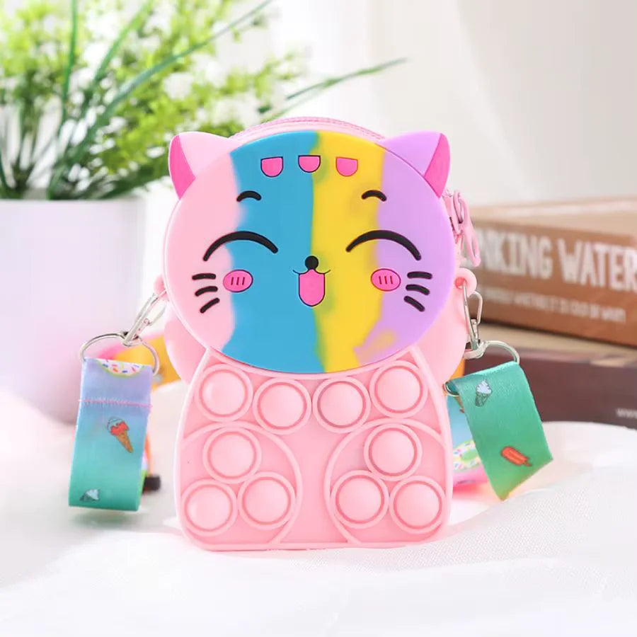 Bolso Monedero Infantil Gato