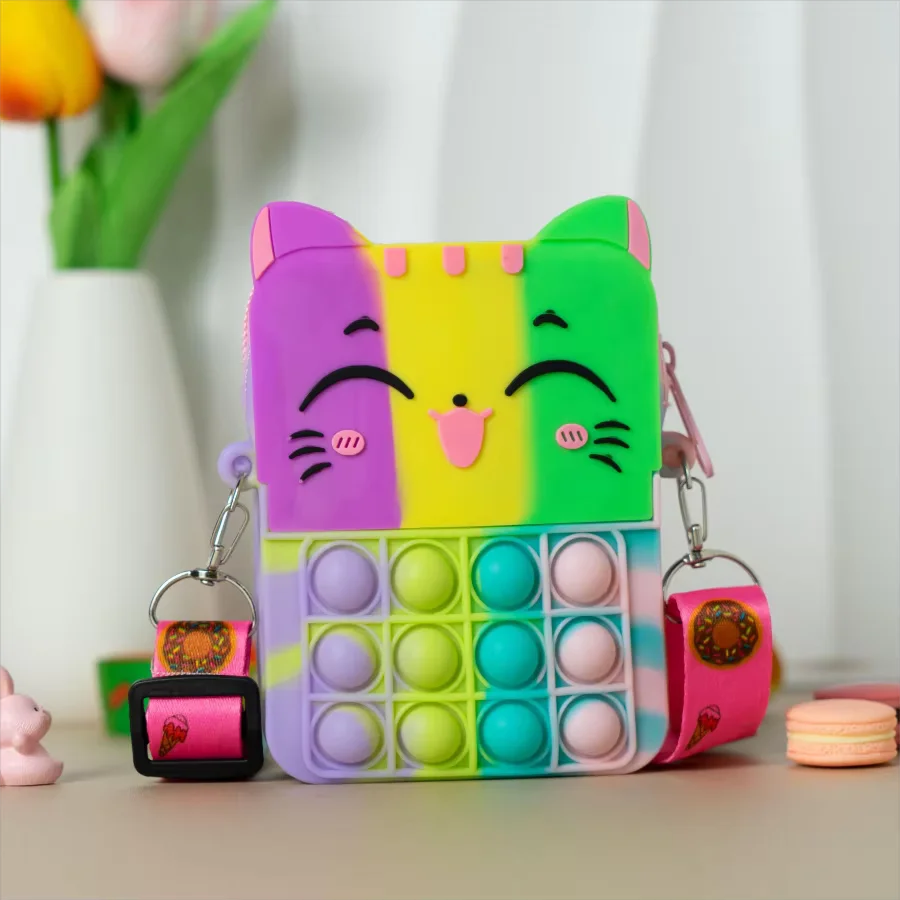 Bolso Monedero Infantil Gato