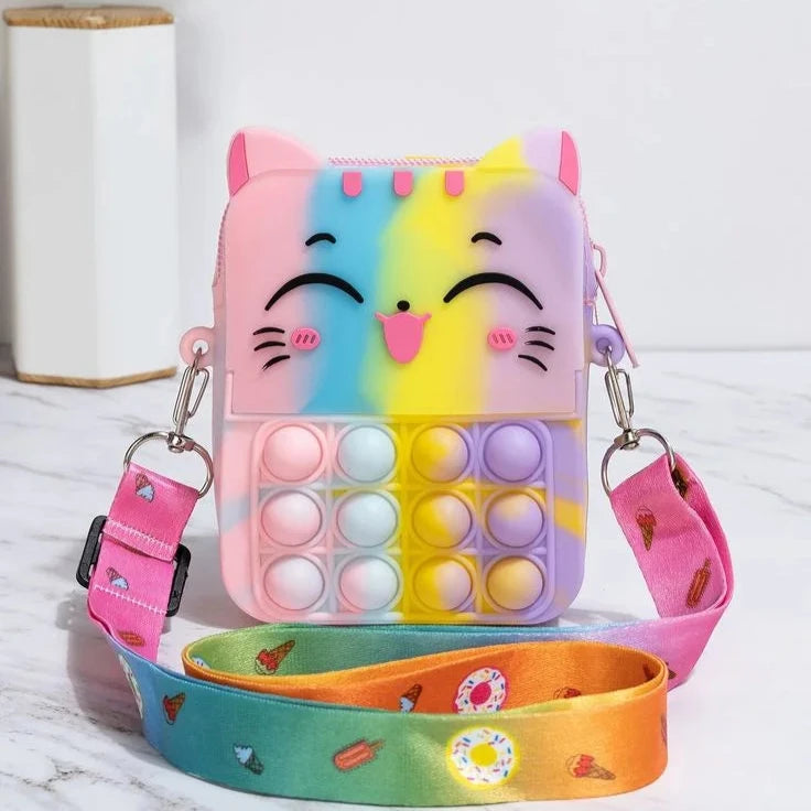 Bolso Monedero Infantil Gato