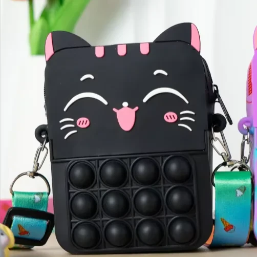 Bolso Monedero Infantil Gato