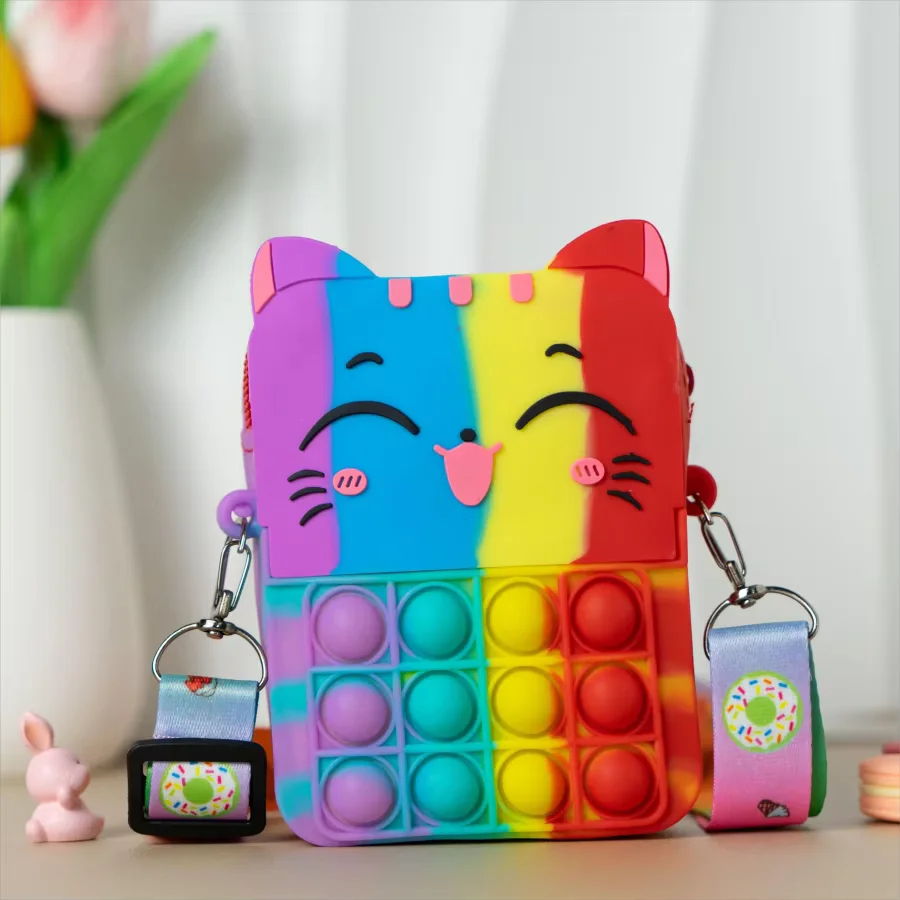 Bolso Monedero Infantil Gato