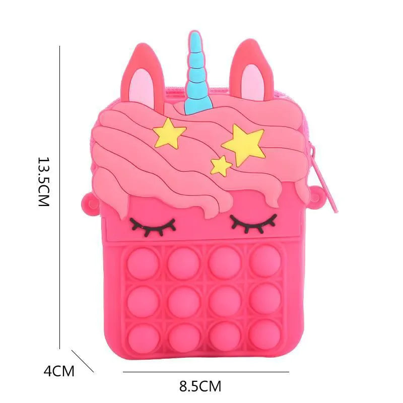 Bolso Monedero Infantil Unicornio