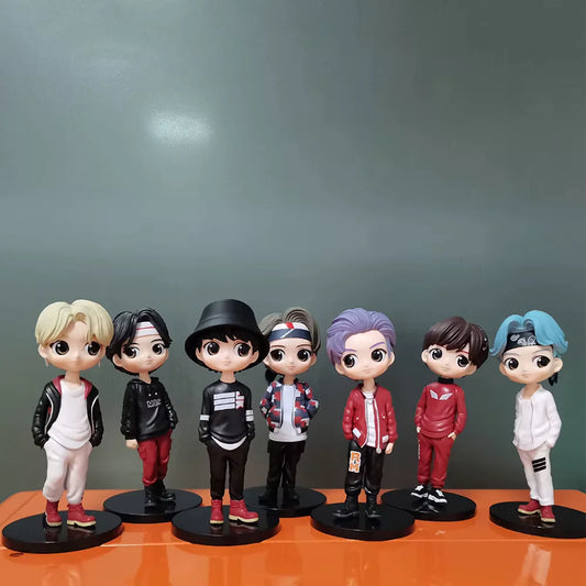 Set de 6 figuras coleccionables: BTS – ¡Lleva a los Bangtan Boys contigo! + ENVIO GRATIS