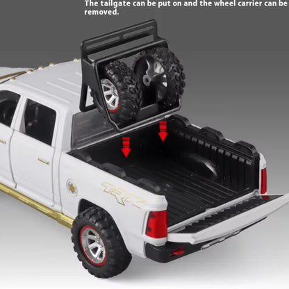 Camioneta Dodge RAM 1:32 – Camioneta de Aleación con Luces y Sonido