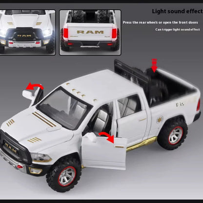 Camioneta Dodge RAM 1:32 – Camioneta de Aleación con Luces y Sonido