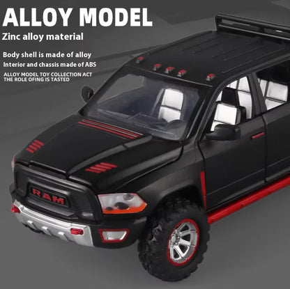 Camioneta Dodge RAM 1:32 – Camioneta de Aleación con Luces y Sonido