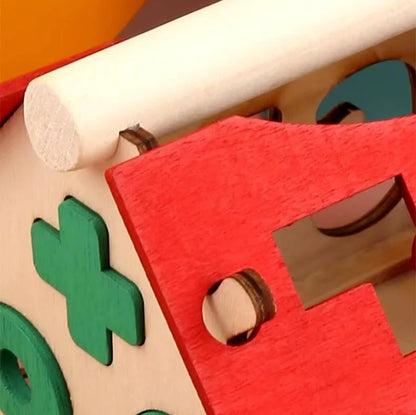 Casa Montessori de Madera - Juguete Educativo para Niños Pequeños