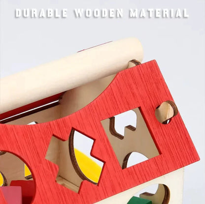 Casa Montessori de Madera - Juguete Educativo para Niños Pequeños