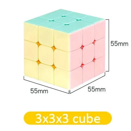 Cubo Rubik 3x3 SENGSO - Series Macaron y Fibra de Carbono