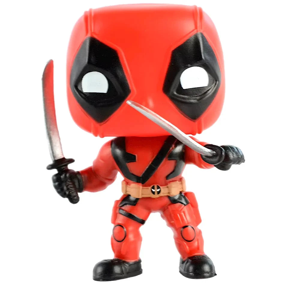 Figuras estilo Funko Pop – Deadpool y Wolverine (sin caja)