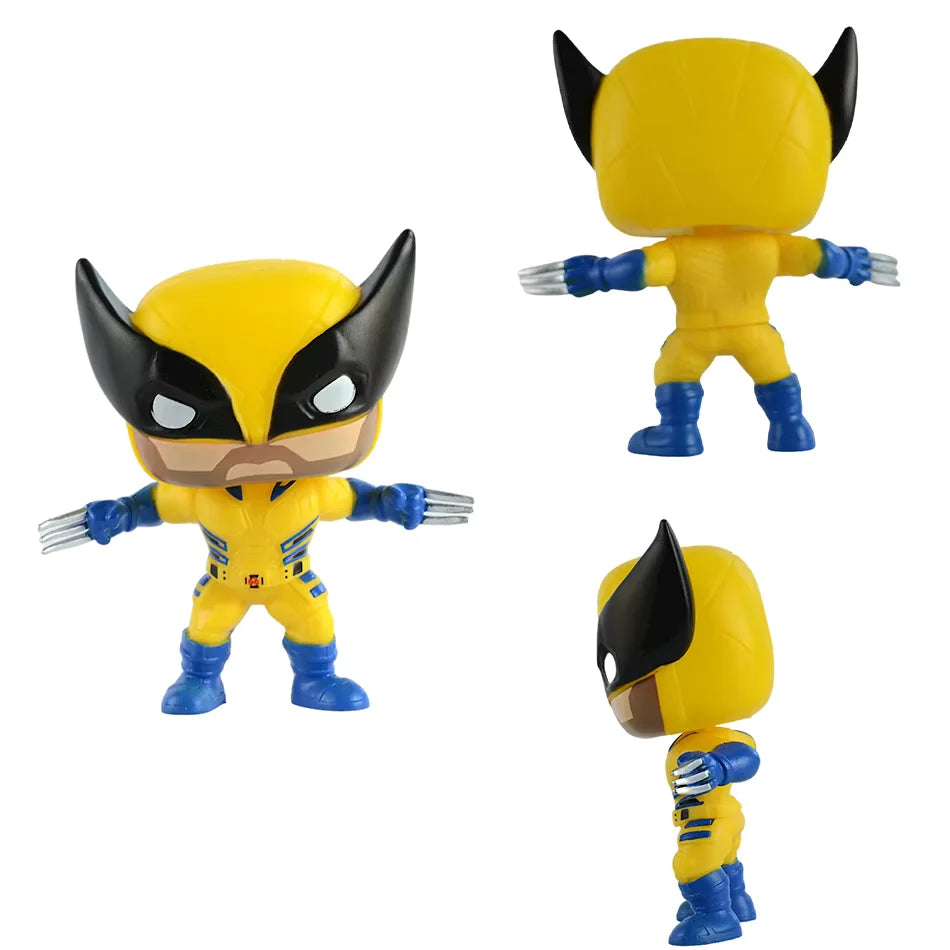 Figuras estilo Funko Pop – Deadpool y Wolverine (sin caja)