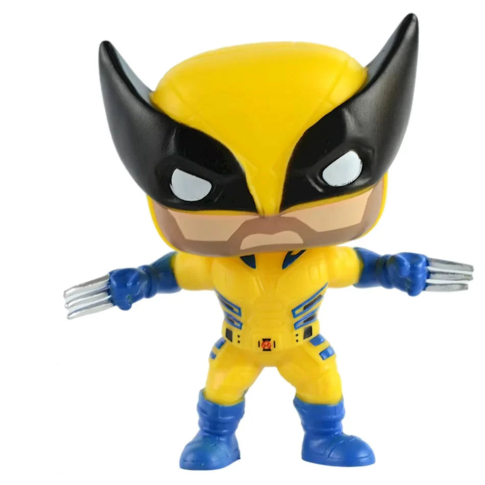 Figuras estilo Funko Pop – Deadpool y Wolverine (sin caja)