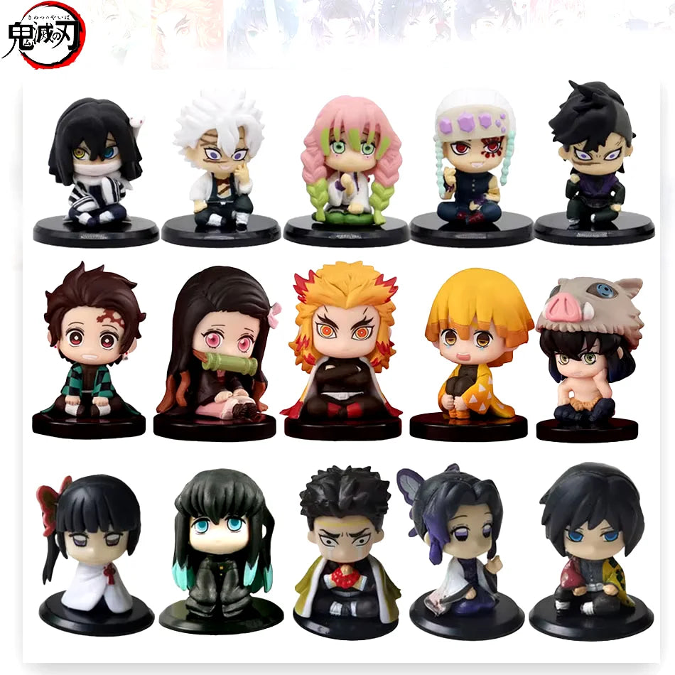 Set 15 figuras Demon Slayer: Kimetsu no Yaiba