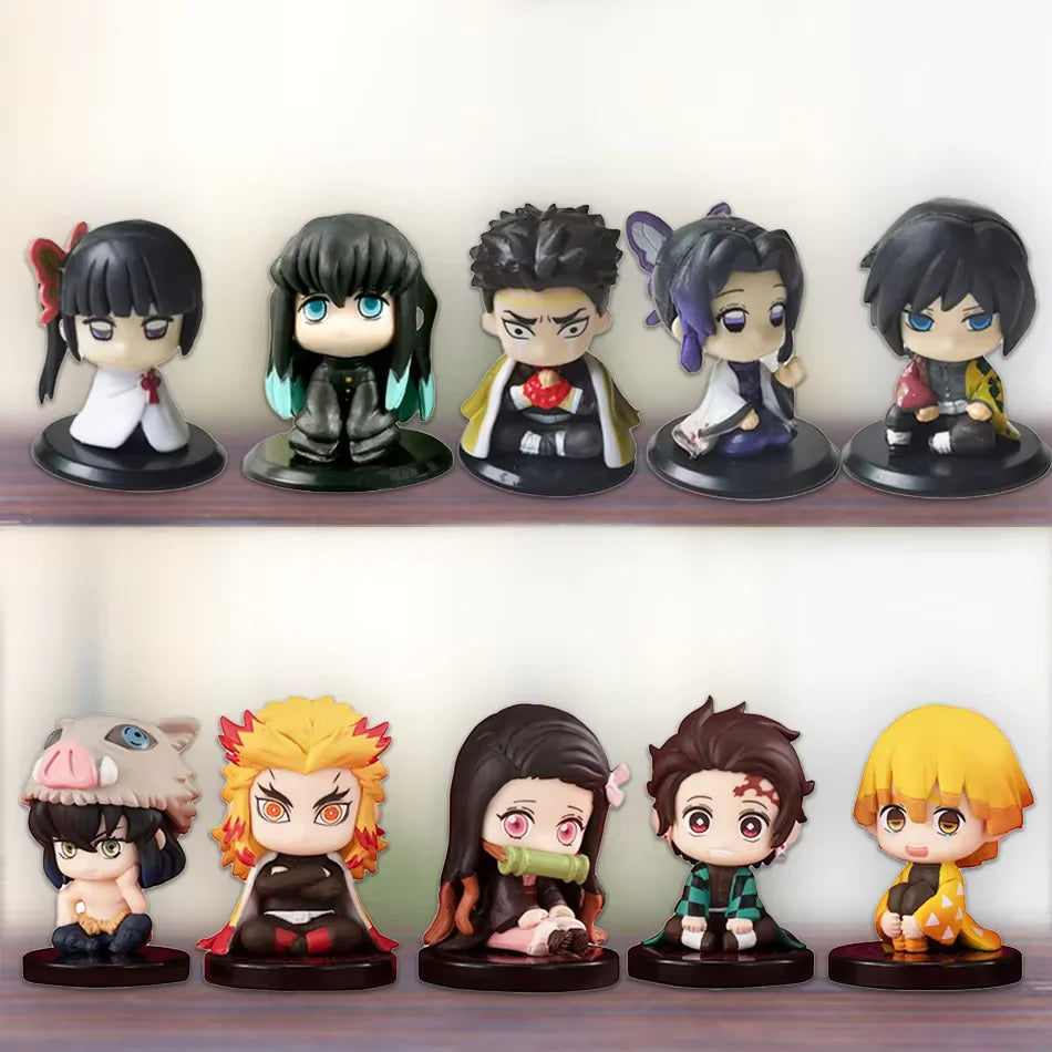 Set 15 figuras Demon Slayer: Kimetsu no Yaiba