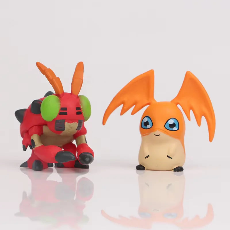 Set de 9 figuras coleccionables: Digimon - Aventura Digital