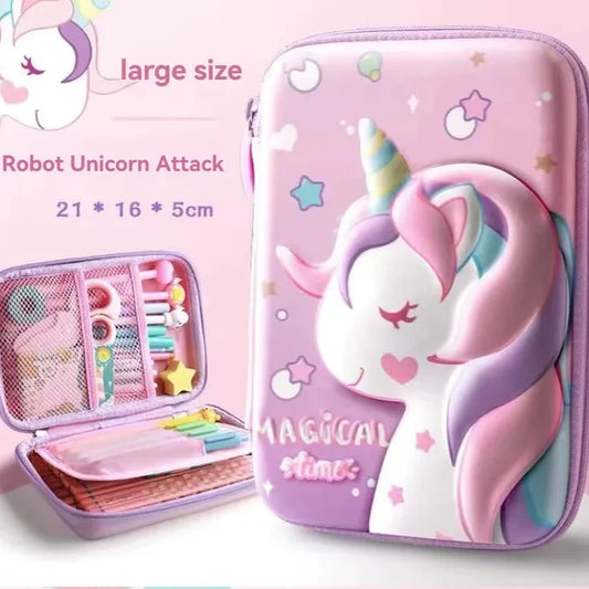 Estuche Grande con Diseños 3D