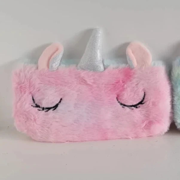 Estuche de Unicornio de Felpa Kawaii