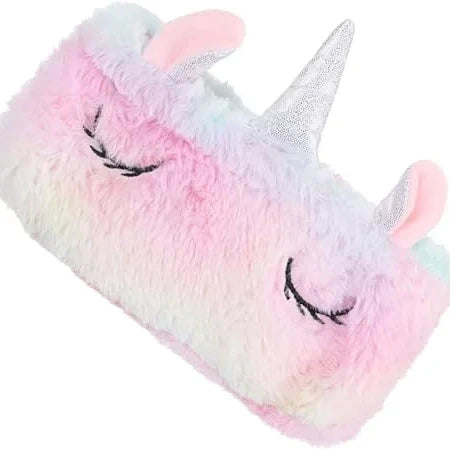 Estuche de Unicornio de Felpa Kawaii