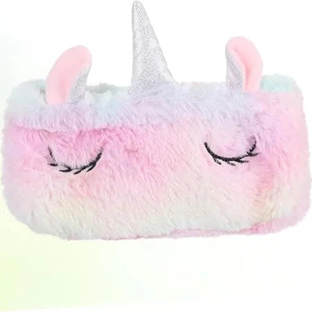 Estuche de Unicornio de Felpa Kawaii